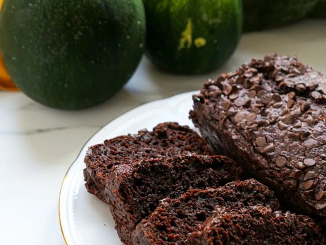 Cake au chocolat léger à base de courgettes