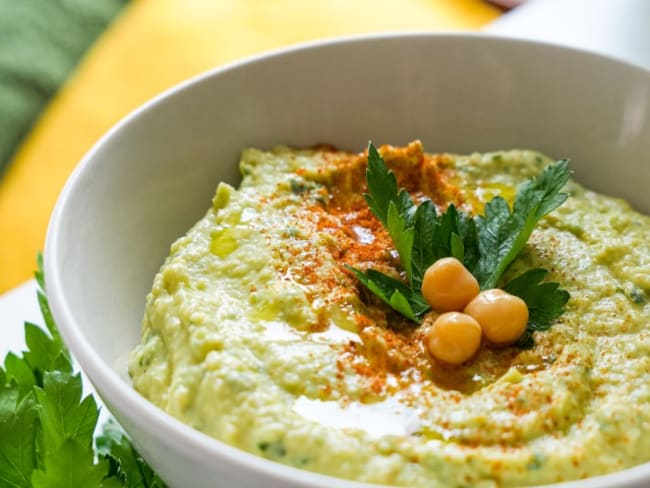 Houmous libanais léger au persil