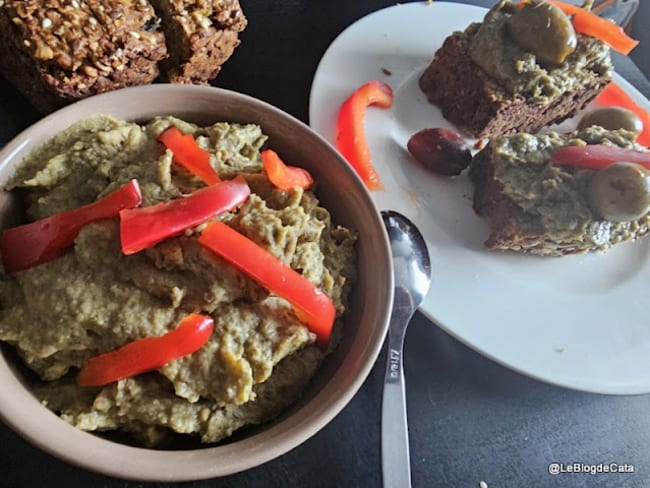 Tartinade de brocolis et lentilles vertes