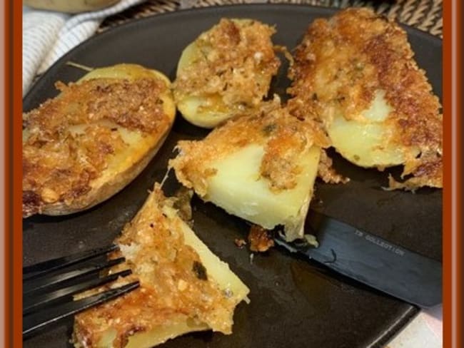 Pommes de terre au four à l'ail et au parmesan