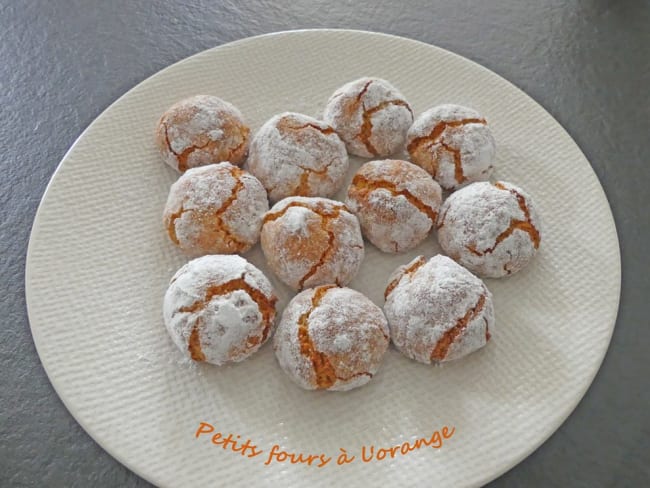 Petits fours à l'orange