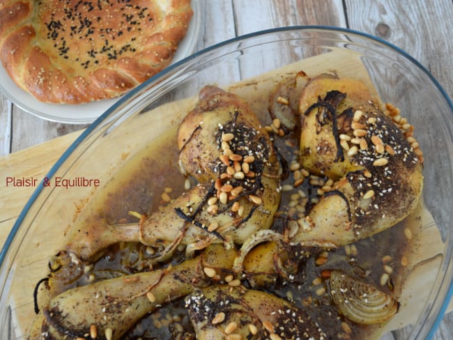 Poulet rôti au sumac et zaatar