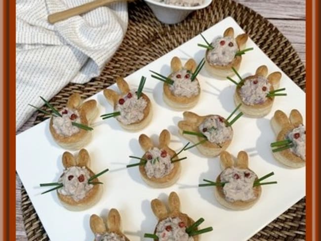 Bouchées aux rillettes de thon