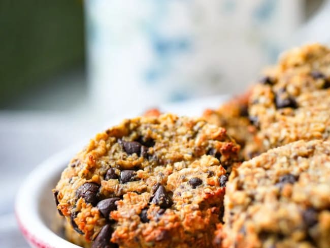 Cookies healthy aux flocons d'avoine