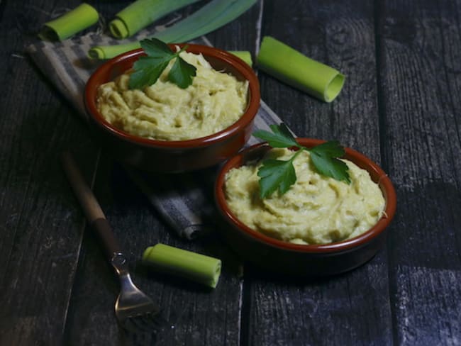 pain de porée ou purée de poireaux à la charentaise