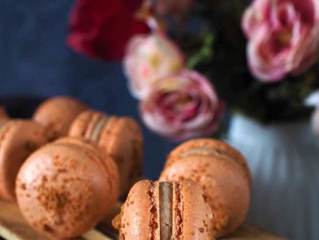 Macarons ganache montée au spéculoos