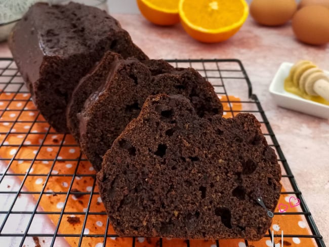 Cake moelleux au chocolat et à l'orange pour un goûter IG bas