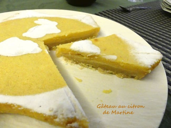 Gâteau au citron de Martine