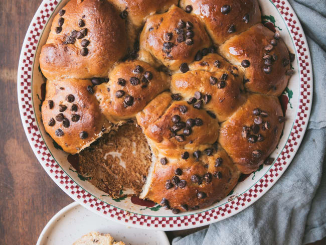 Brioche Butchy aux pépites de chocolat