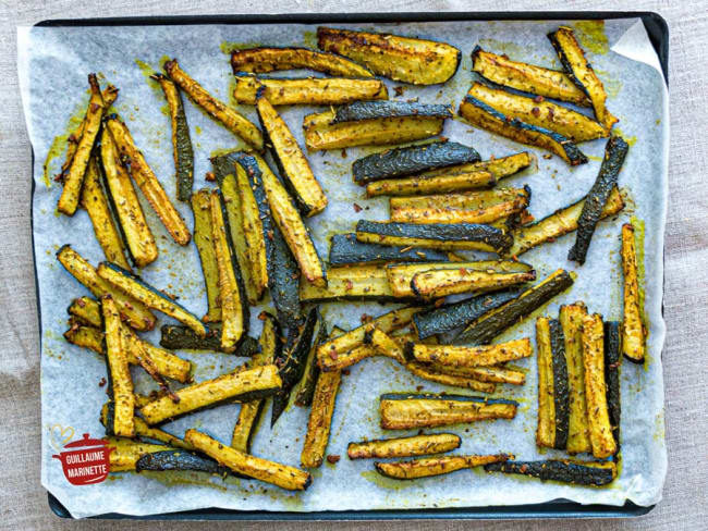 Frite de courgettes au four sans friture