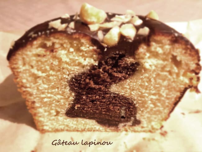 Gâteau lapinou comme un marbré