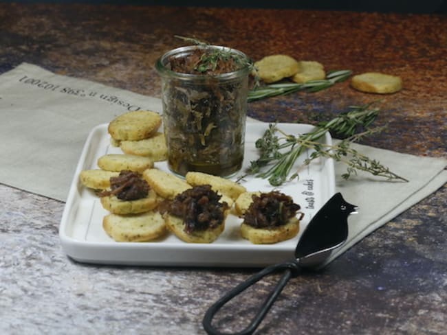 Les grillons charentais à déguster en tartinade à l'apéritif