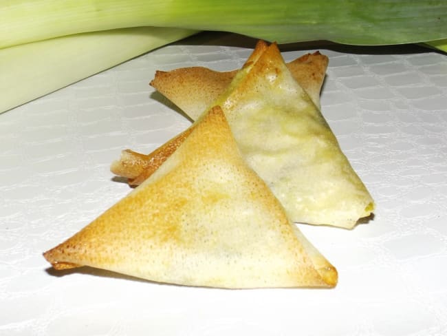 Samoussa poireaux et roquefort (avec ou sans Thermomix)