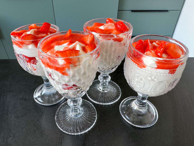 Eton mess aux fraises