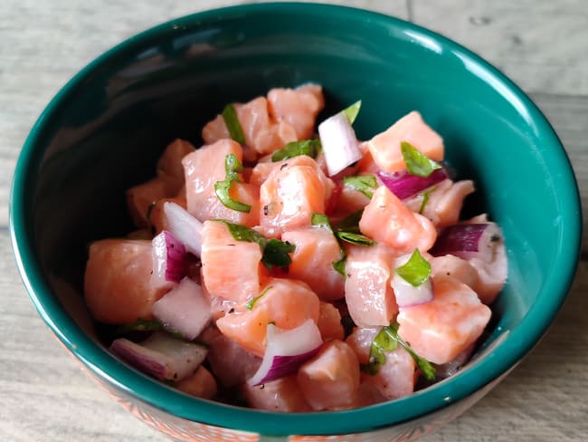 Ceviche de saumon