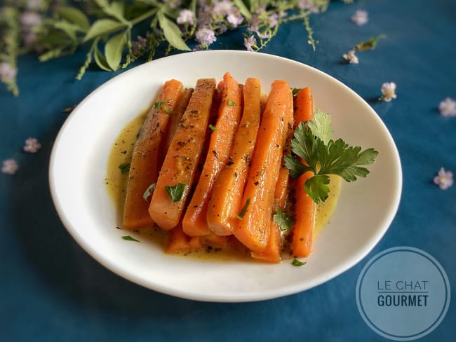 Les carottes à la crème façon sucré salé