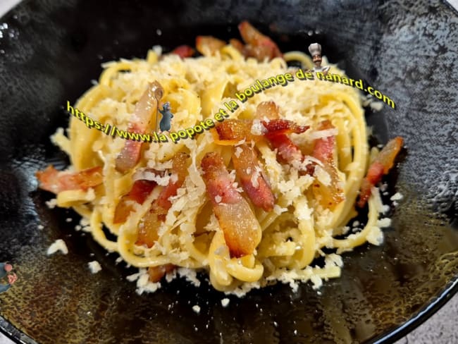 Pâtes carbonara, on ne s'en lasse pas !