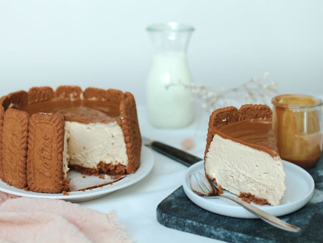 Cheesecake aux speculoos