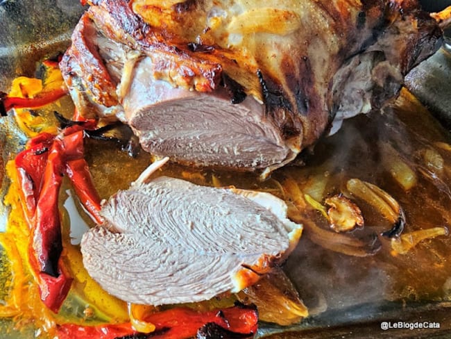 Gigot d'agneau au paprika