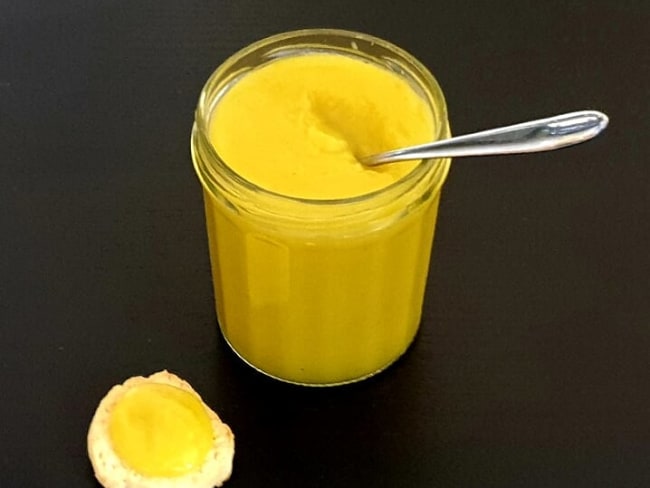 Lemon curd vegan à la fécule de maïs