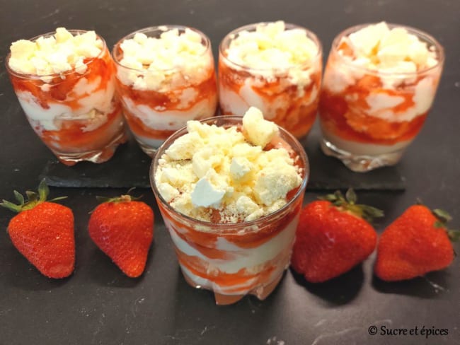 Eton Mess aux fraises et à la meringue