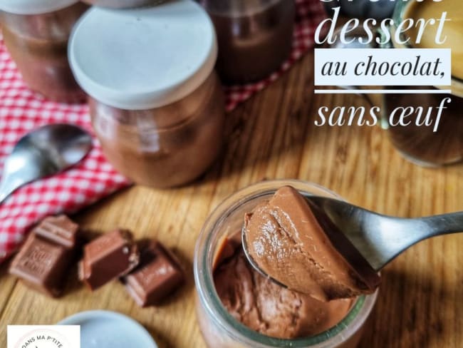 Crème dessert au chocolat, sans oeuf au Companion