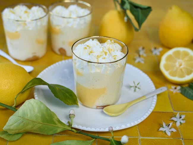 Tiramisu au citron à base de lemon curd