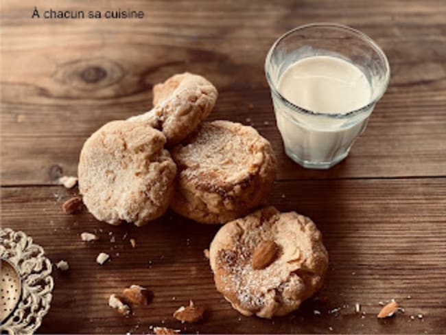 Cookies au coeur de crème d'amande