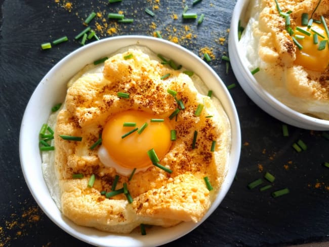 Oeufs nuages au curry, une recette qui change !