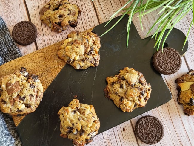 Cookies chocolat et éclats d'oreo