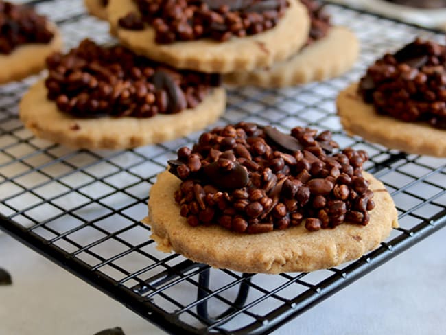 Biscuits façon mendiants sans gluten lait oeuf