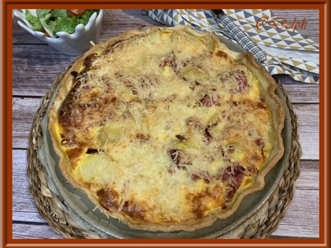 Tarte aux pommes de terre et bacon