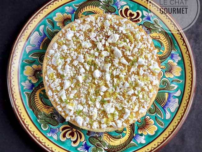 Tarte aux citrons jaunes et verts d'après le Chef Pâtissier Christophe Adam