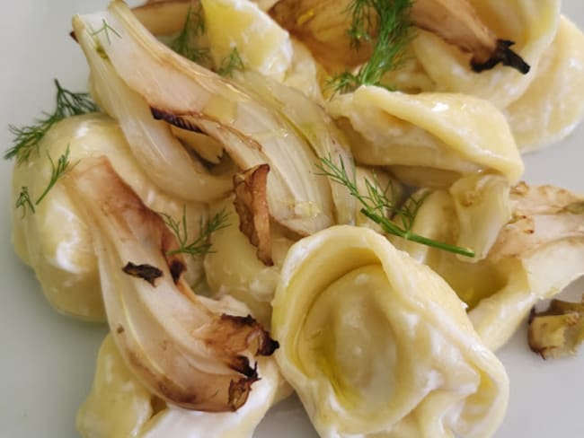 Pâtes tortellini au fenouil