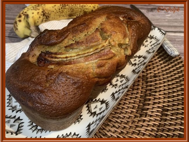 Cake à la banane et pépites de chocolat, un duo qui fonctionne !