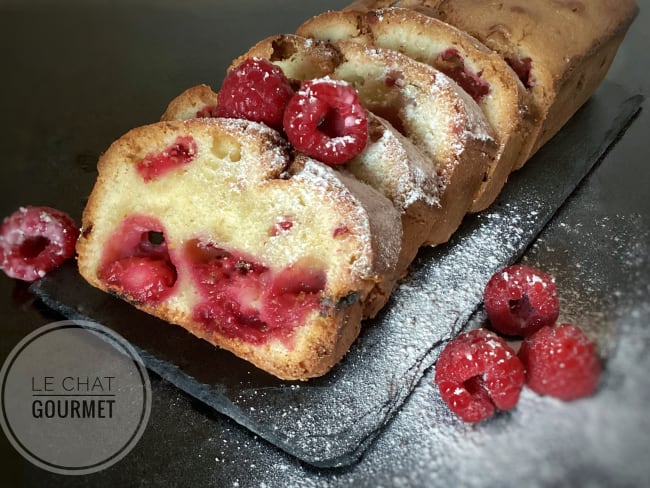 Quatre-quarts aux framboises de Pierre Hermé fondant et acidulé