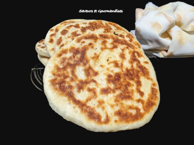 Naans au fromage