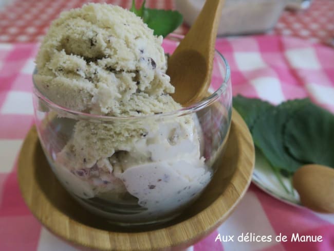 Glace légère menthe et chocolat noir