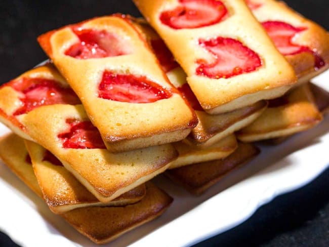 Financiers aux fraises