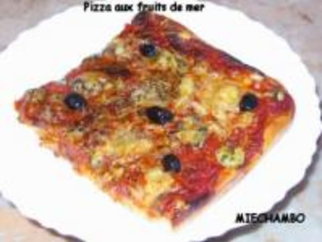 Pizza aux Fruits de Mer