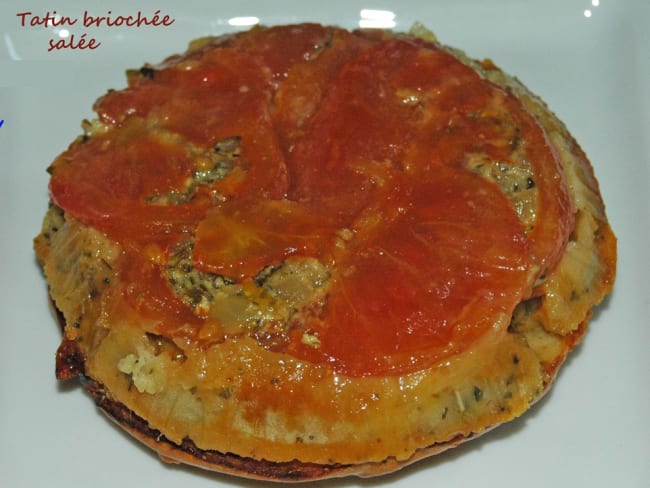 Tatin briochée de tomate à la tomme de Savoie