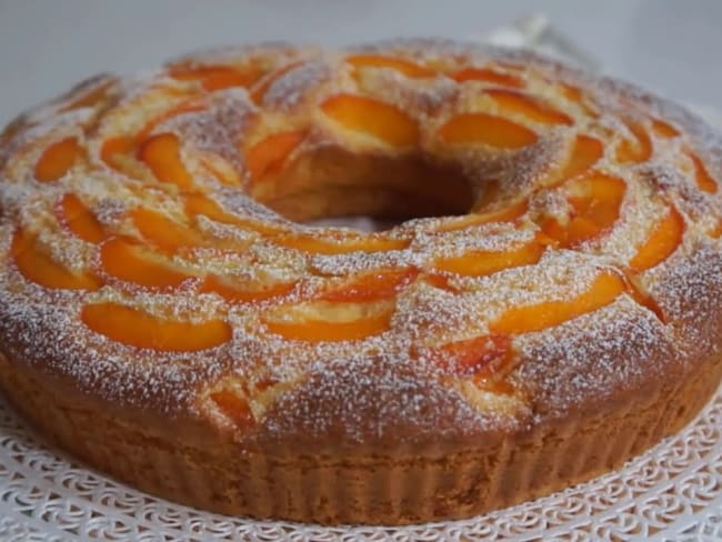 Gâteau aux abricots facile et rapide