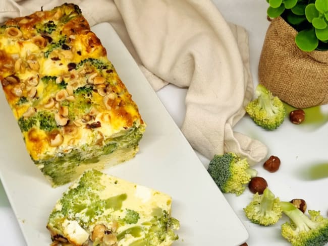 Terrine froide de brocoli et feta pour l'été