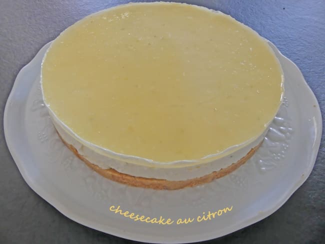 Cheesecake au citron