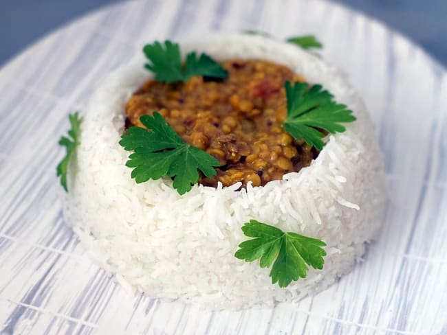 Dahl de lentilles corail