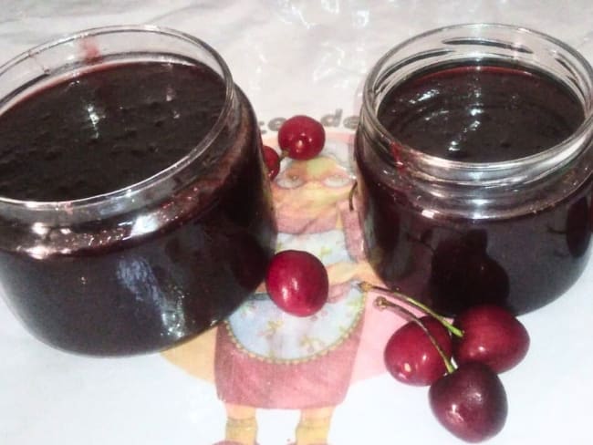 Confiture de cerises maison