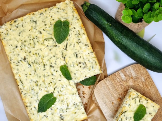 Cheesecake à la courgette