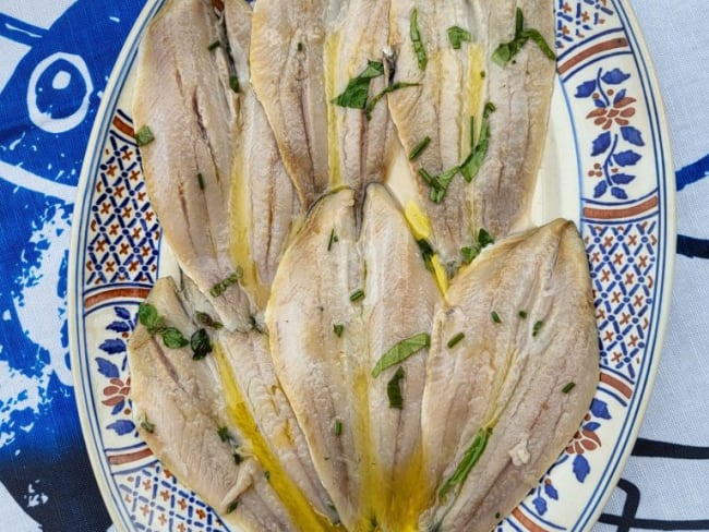 Les sardines marinées