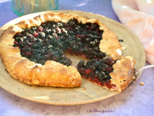 Tarte rustique aux mûres