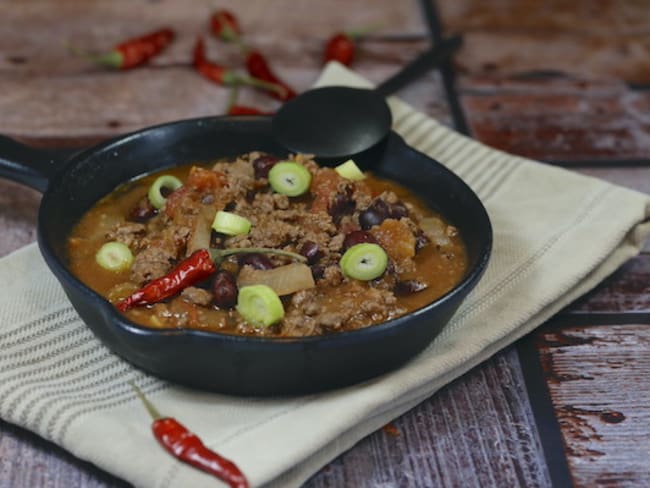 Chili con carne épicé